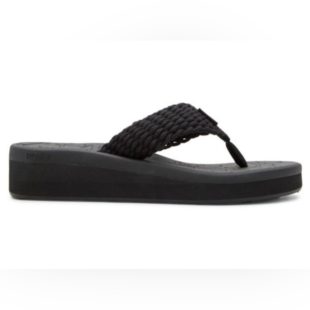 ROXY Black Braided Sandals - Picture 3 of 6